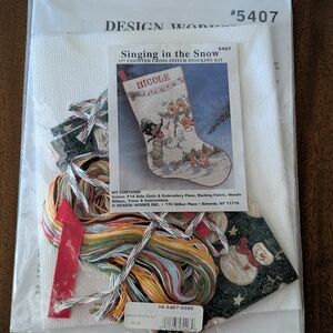 NWT Cross Stitch Christmas Stocking Kit.